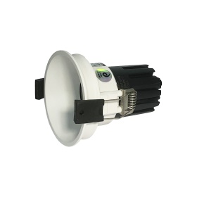 DM206323  Bania 15 Powered by Philips 15W 1350lm 4000K 36° Engine, 350mA,White,Fixed Recessed Round Spotlight,IP20.